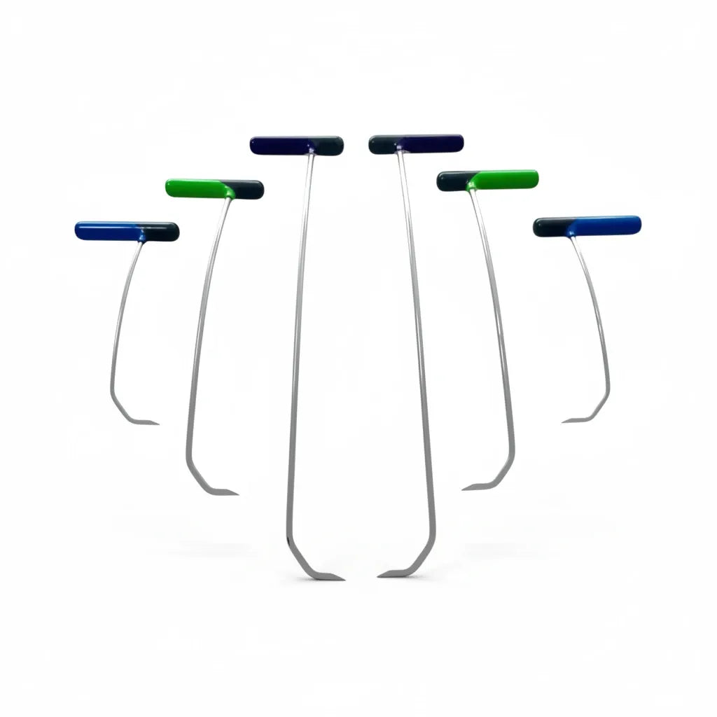 Konya Edition 6-piece double bend PDR rod set by PDR INOX